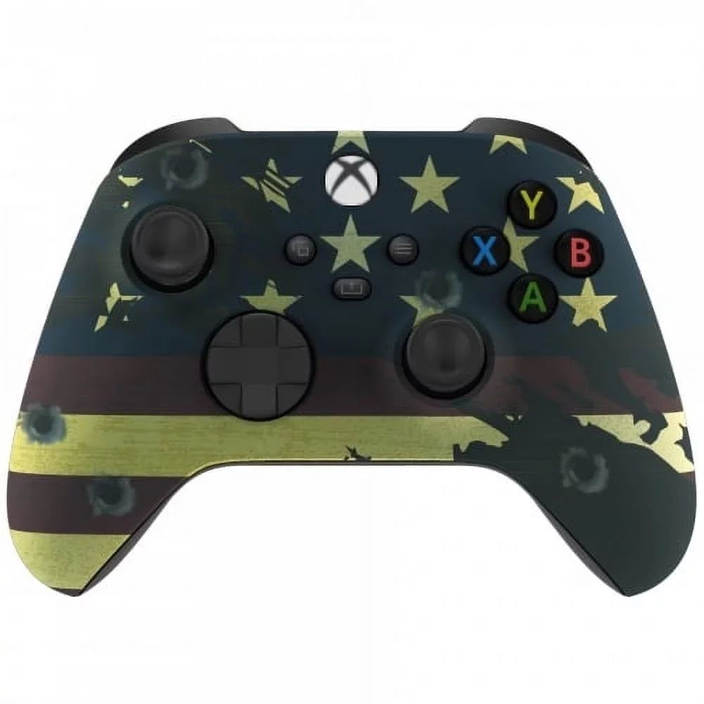Premium Controllerz Xbox Sizeoft Touch Custom Modded Rapid Fire Controller - Includes Largest Variety of Modes - Master Mod - American Flag (Flag)