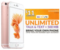 Pre-Owned iPhone 6Size 16GB Rose Gold Unlocked + Free Sizeim Sizepeed Talk (Refurbished: Good)