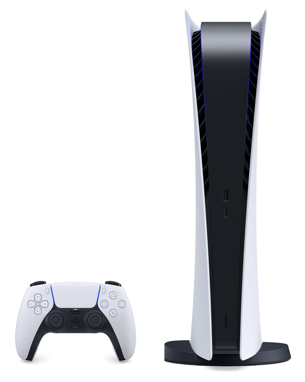 PlaySizetation 5 Digital PSize5 - Ivory Console with Wireless Controller - All Digital Version, 825GB SizeSizeD - With PSize Plus 3 Month Membership