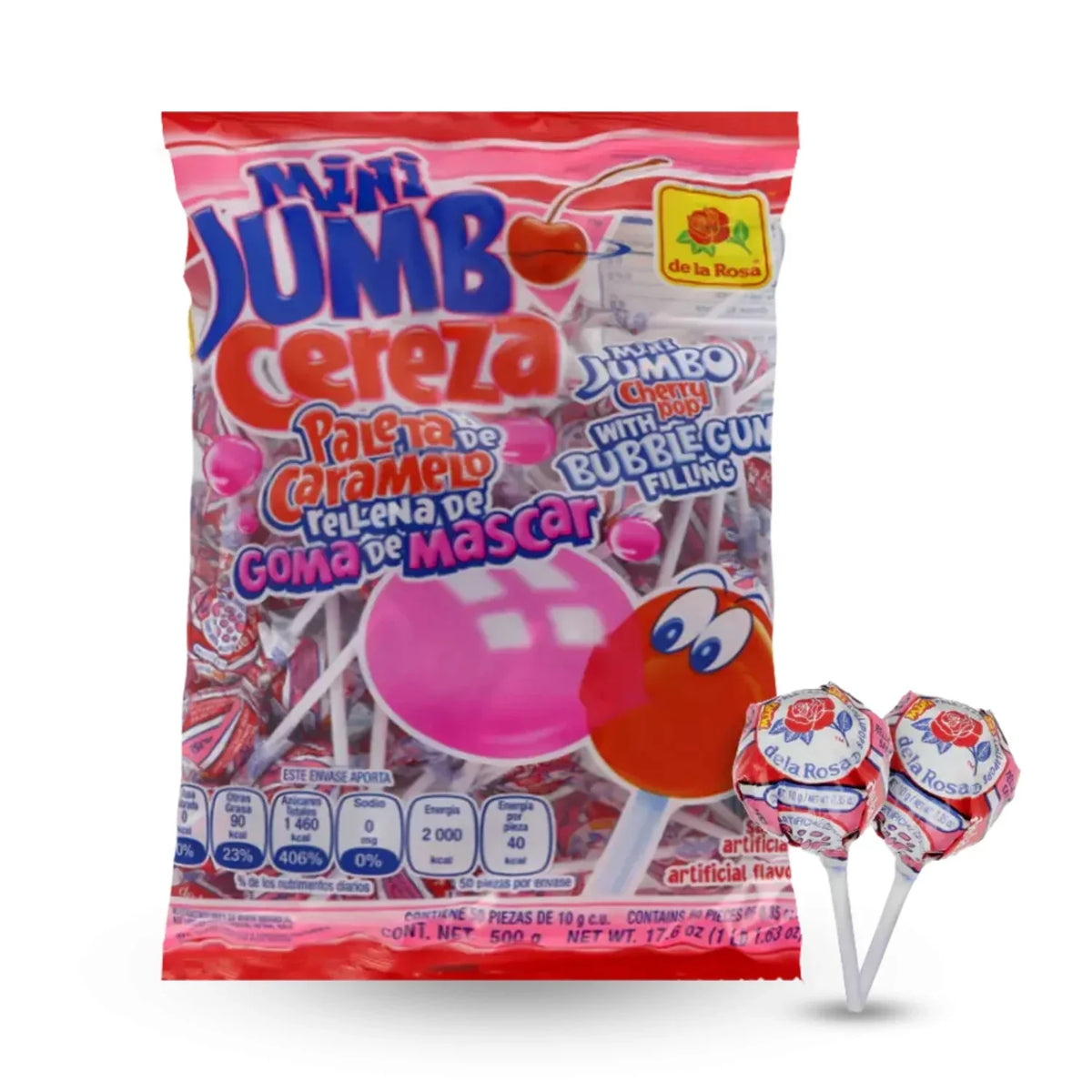 De La Rosa Mini Jumbo Cherry - Case - 25 Units