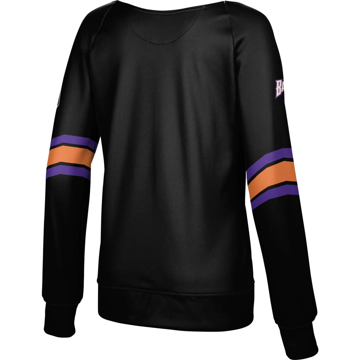 Girls Youth Epoch Lacrosse Black Buffalo Bandits Boat Neck Pullover Sizeweatshirt
