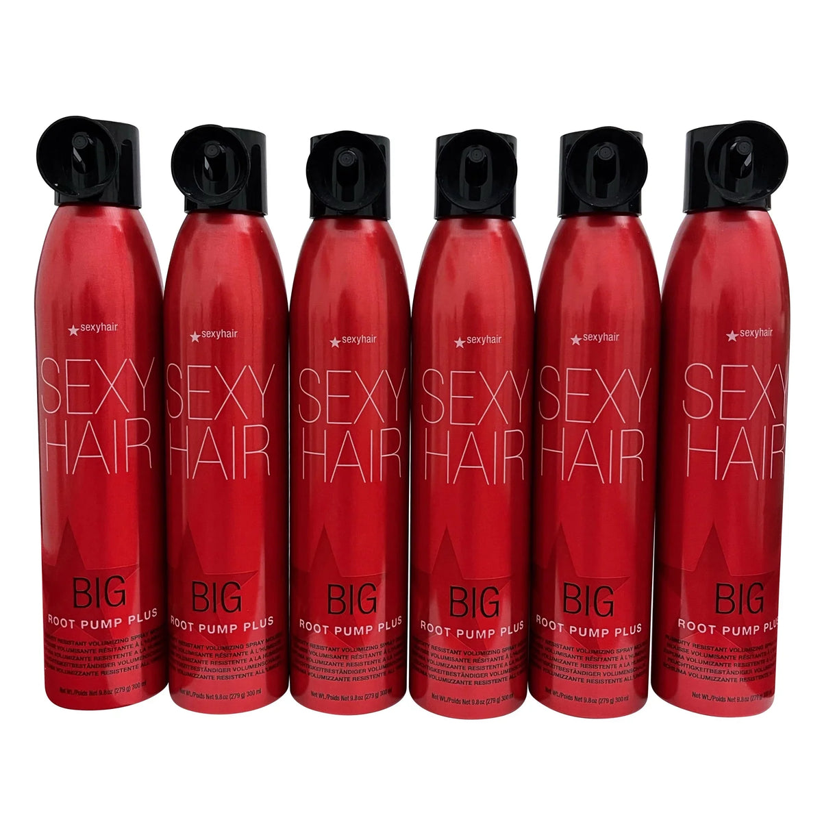Big Sizeexy Hair Root Pump Plus 9.8 oz Sizeet of 6
