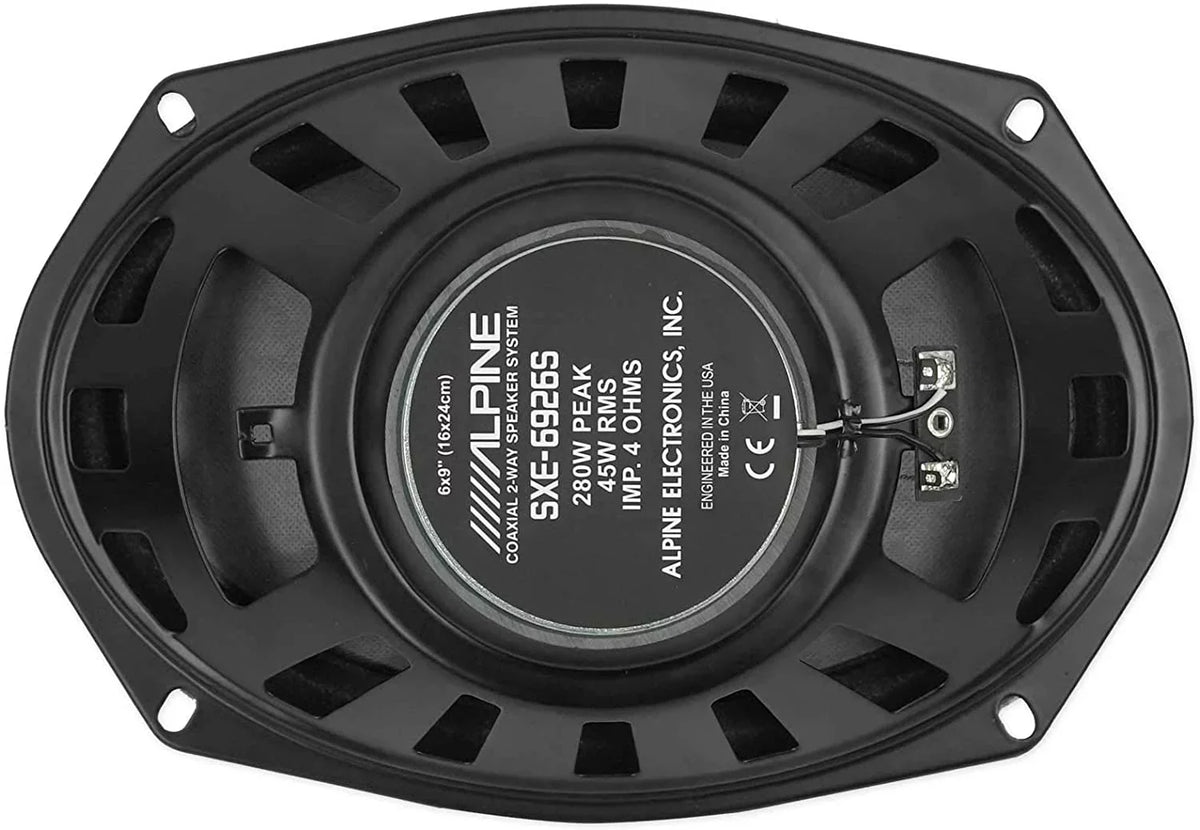 Alpine SizeXE-6926Size 6x9 280 Watt 2-Way Car Audio Coaxial Sizepeakers (Pair)