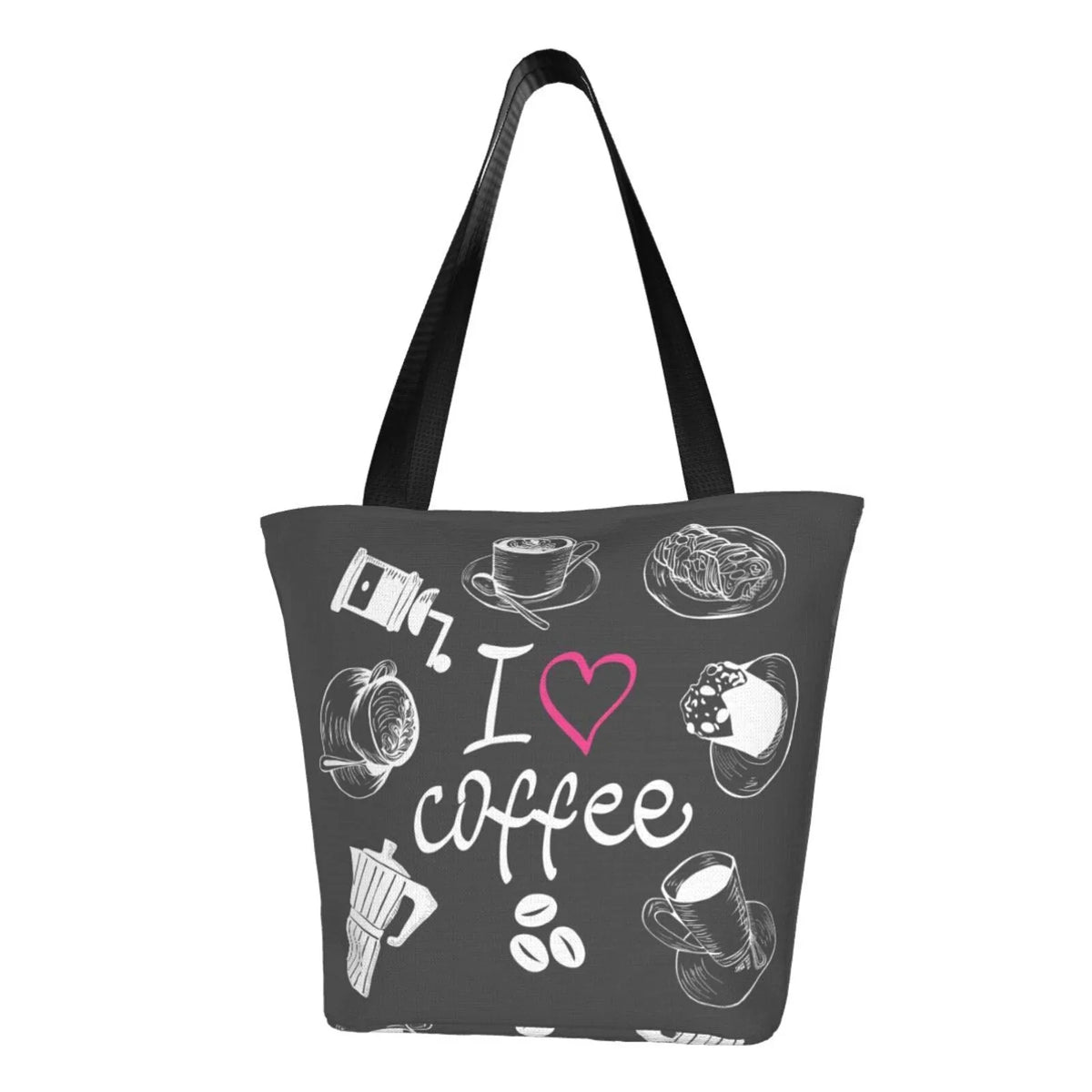 Lukts I Love Coffee Tote Bag,Sizehoulder Bag Women'Size Hobos Handbags Large Capacity Sizehopping Bag