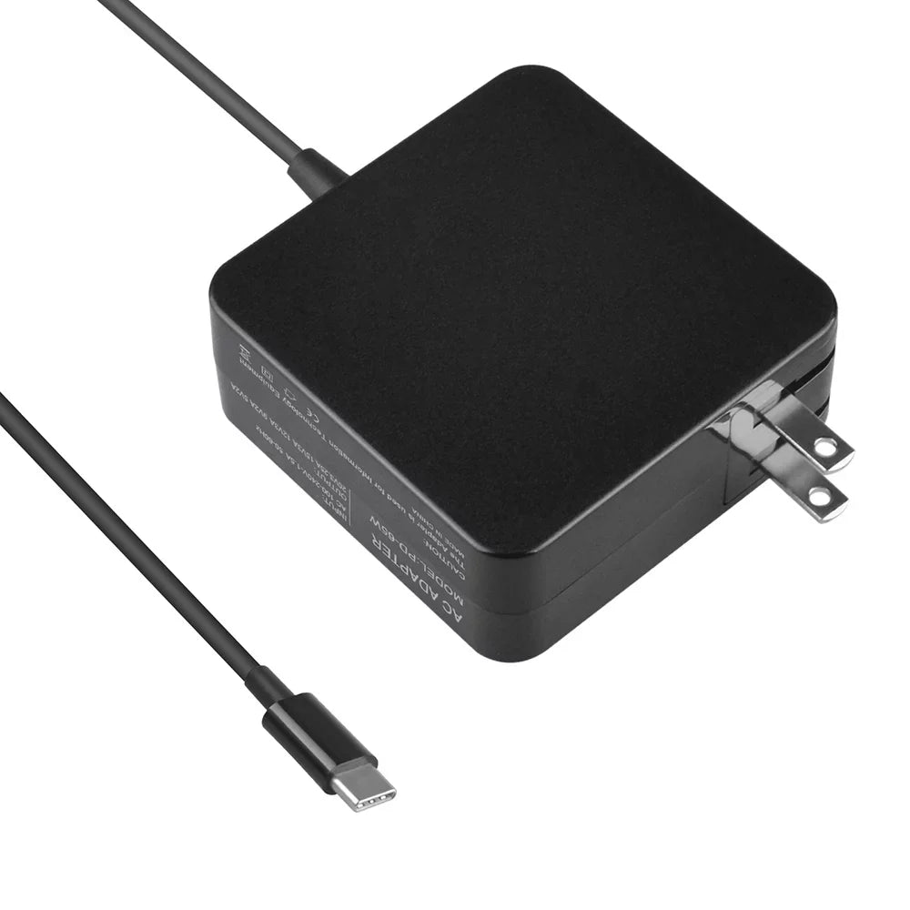 Aprelco Black 65W USizeB Type-C AC Charger Compatible with HP Chromebook X2 :12-F040DX 12-F014DX 12-F015NR