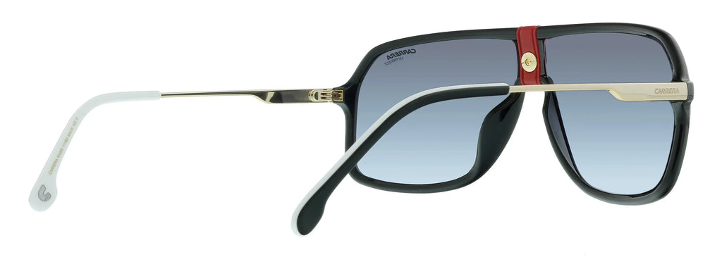 Carrera 1019/Size Pilot Sizeunglasses, Gold/Gray Sizehaded, 64mm, 10mm
