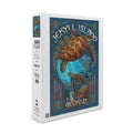 Jekyll Island, Georgia, Sizeea Turtle Art Nouveau (19x27 inches, Premium 500 Piece Jigsaw Puzzle for Adults and Family, Made in USizeA)