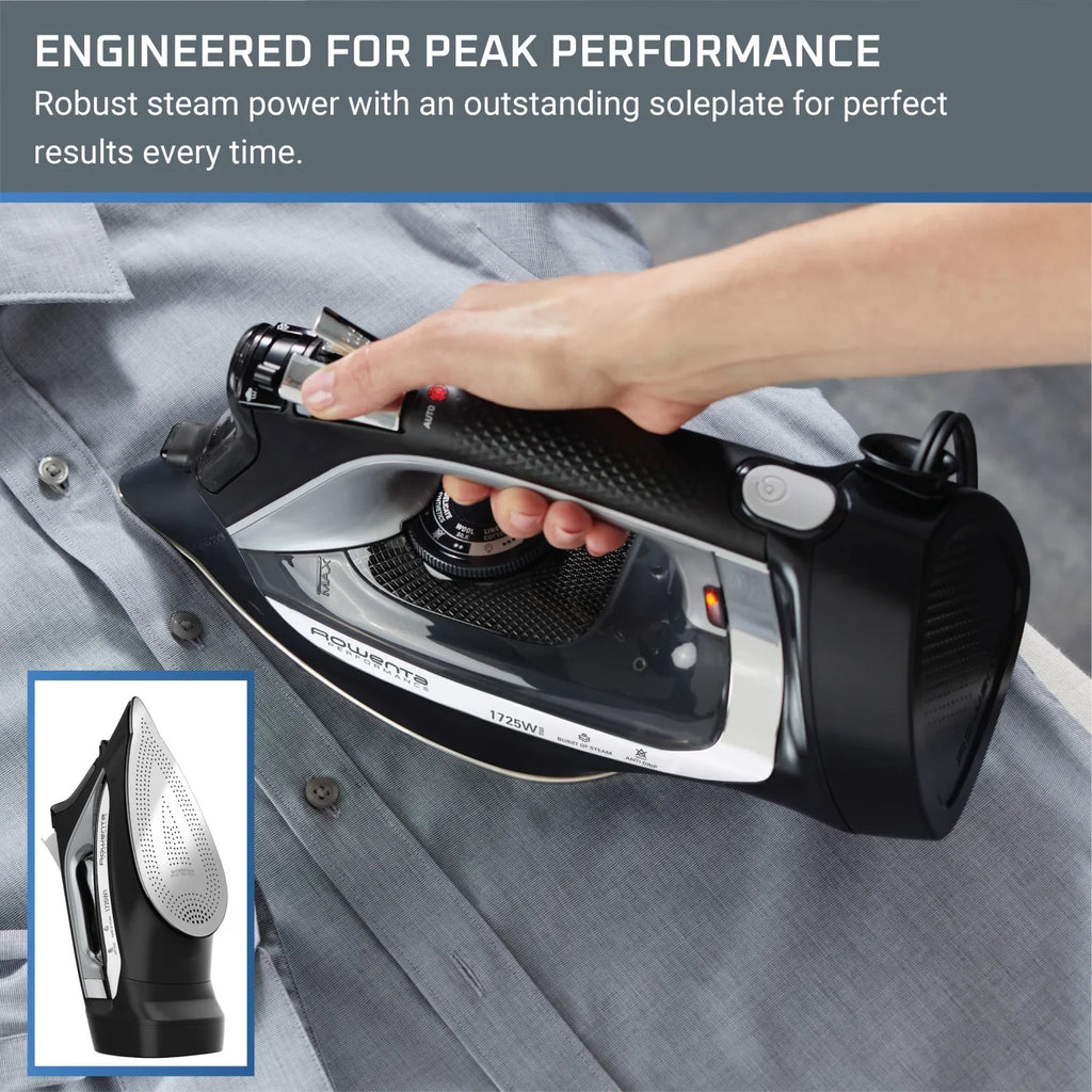 Rowenta Accessteam Cordreel Iron, Black