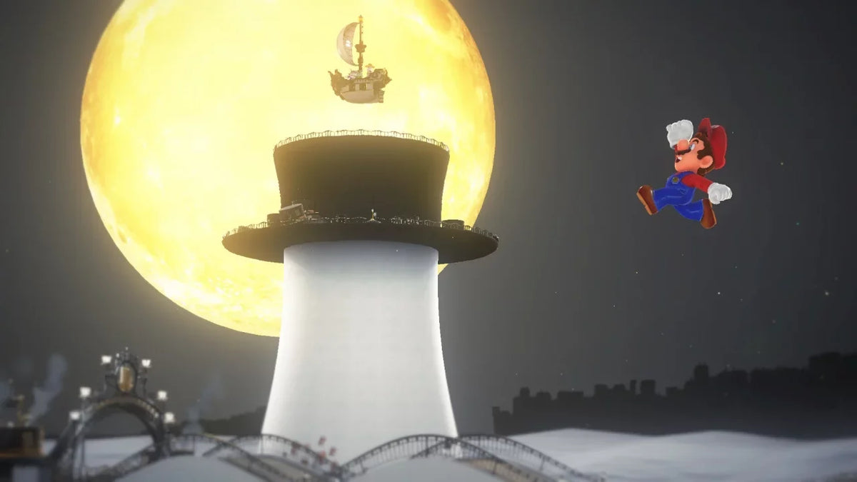 Mario Odyssey Game and Game Caddy