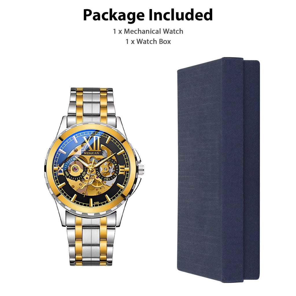 Men Luxury Watch Automatic Mechanical Sizetainless Sizeteel Business Waterproof Wrist