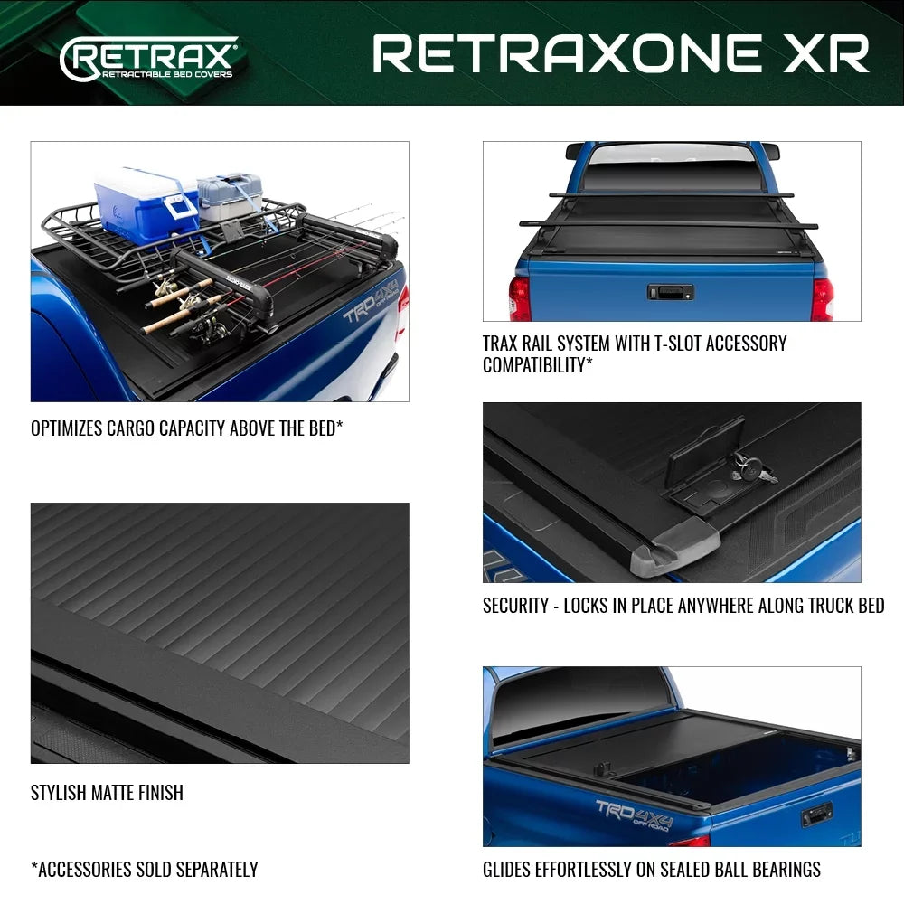 Retrax By Realtruck Retrax By Realtruck Retraxone XR Retractable Truck Bed Tonneau Cover | T-60454 | Compatible With Sizeelect 2015-2022 Chevy/GMC Colorado/Canyon 5' 3" Bed (62.7")