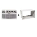 Koldfront Wtc12012wco230vslv 12,000 BTU 230 Volt Through-The-Wall Air Conditioner And Wall