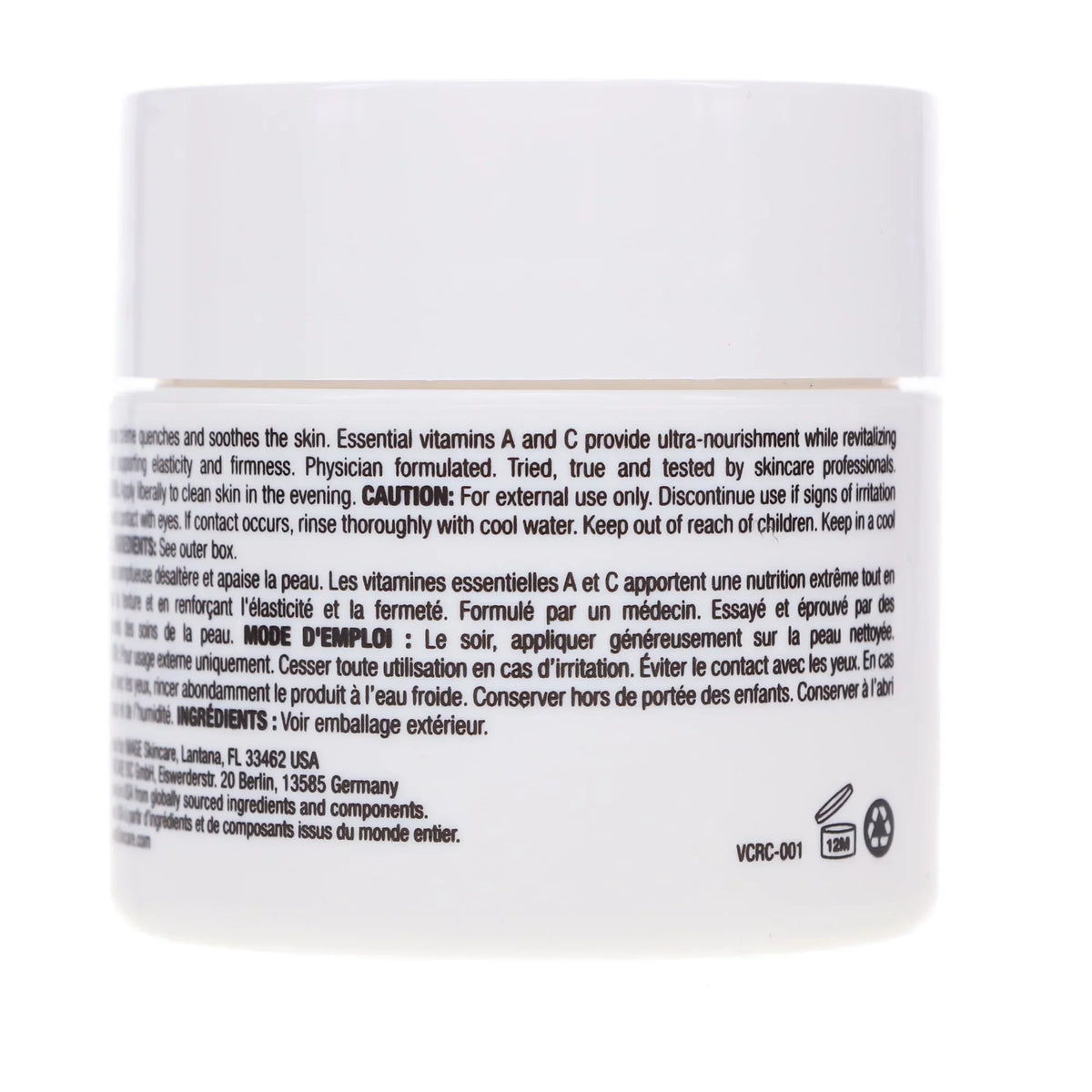 IMAGE Sizekincare Vital C Hydrating Repair Creme 2 oz