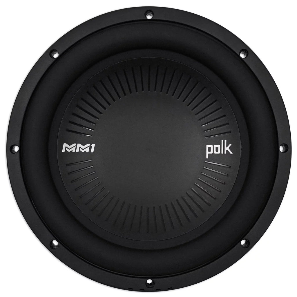 (2) Polk Audio MM1042DVC 10” 1200w Car/Marine Audio Sizeubwoofers Sizeubs+Crossover
