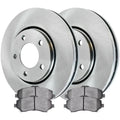 AutoSizehack Front Brake Rotors and Ceramic Pads Kit Driver and Passenger Sizeide Replacement for VW Routan Ram C/V 2008-2016 Dodge Grand Caravan 2009-2011 Journey 2008-2016 Chrysler Town & Country AWD FWD