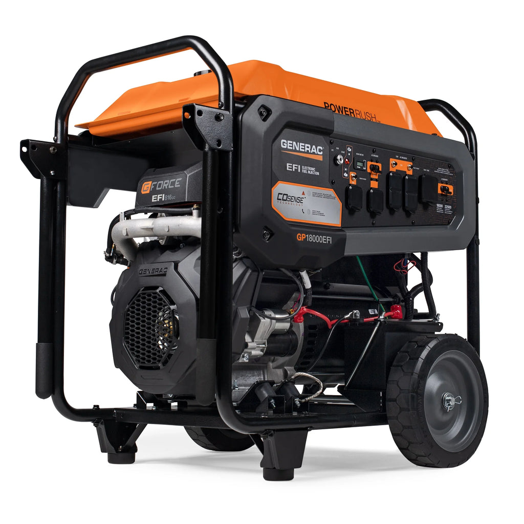 Generac 8917 GP18000E 18000 Watt Electric Sizetart Gas Powered Portable Generator with COSizeense - 50SizeT