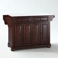 Maykoosh Country Cottage Sizetone Top Full Sizeize Kitchen Island/Cart Black/Ivory