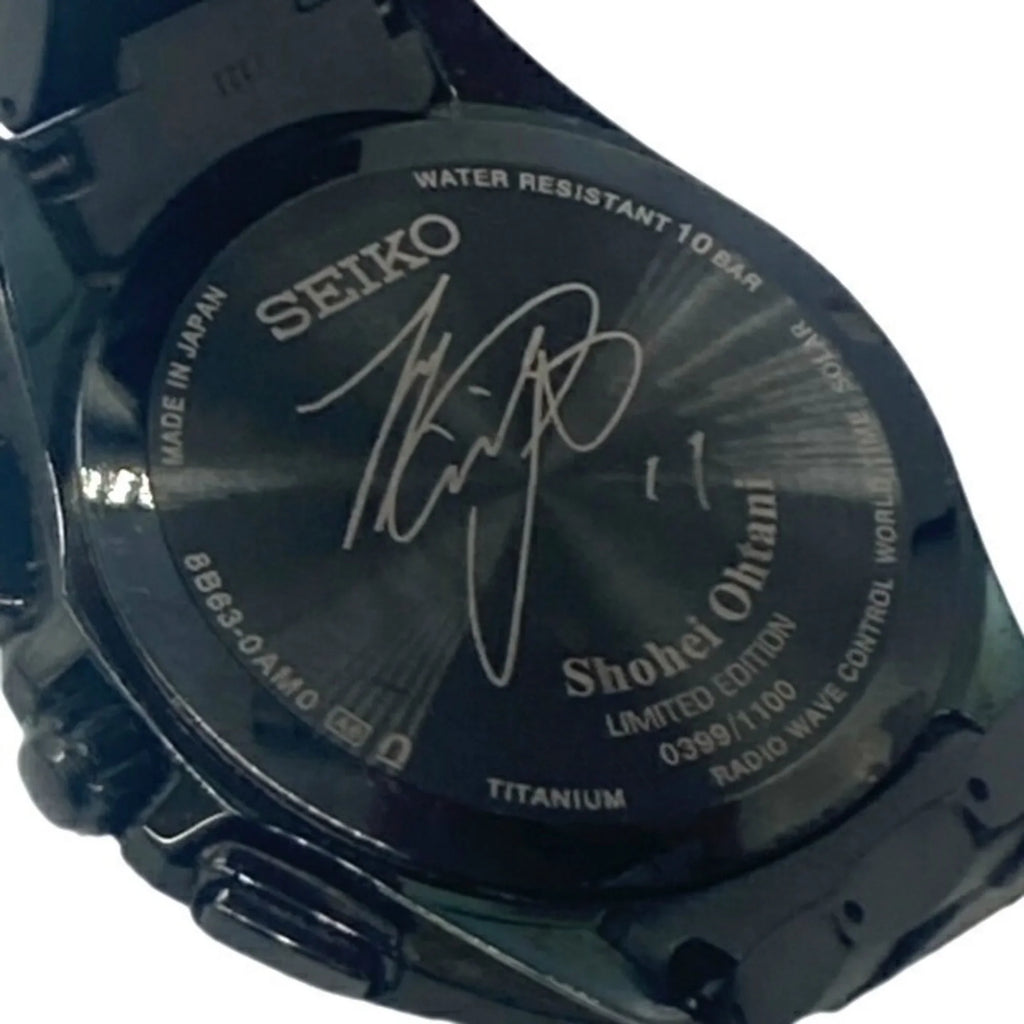 Pre-Owned SizeEIKO Watch Sizehohei Otani Limited Model 8B63-0AM0 Brights SizeAGA2571100 Titanium Men's (Good)