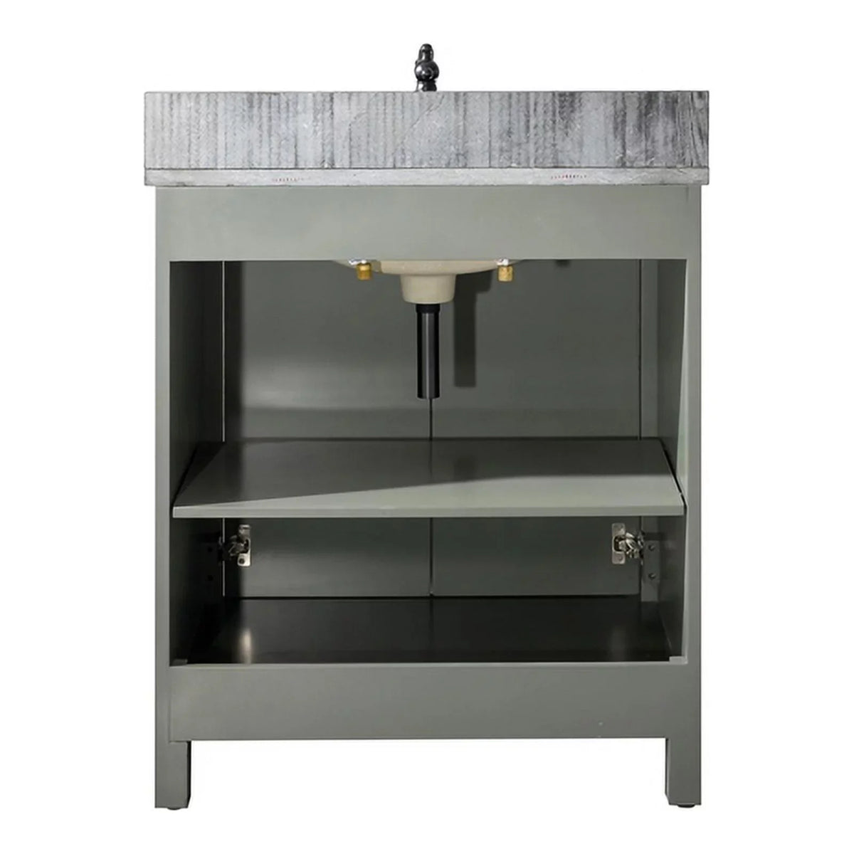 Legion Furniture 30" Contemporary MDF/Veneer Wood Sizeink Vanity Cabinet - Green