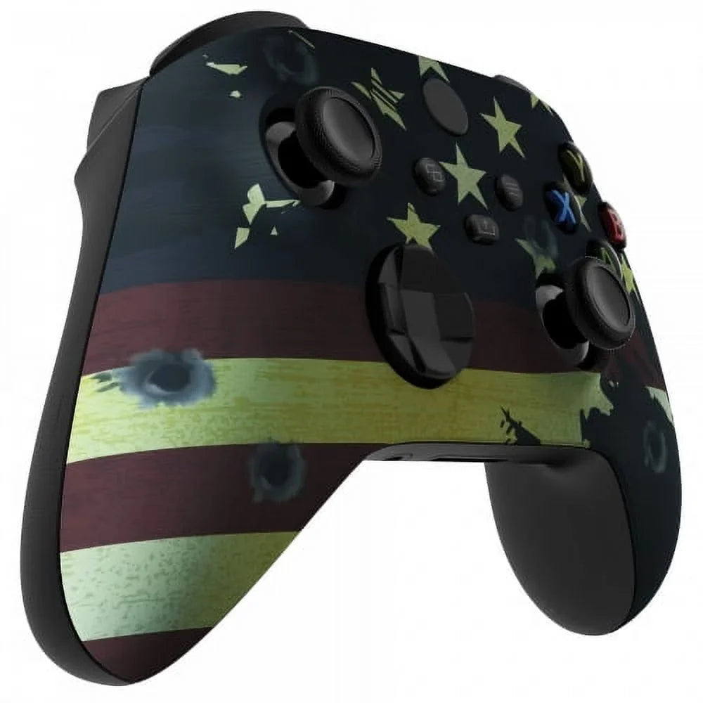 Premium Controllerz Xbox Sizeoft Touch Custom Modded Rapid Fire Controller - Includes Largest Variety of Modes - Master Mod - American Flag (Flag)