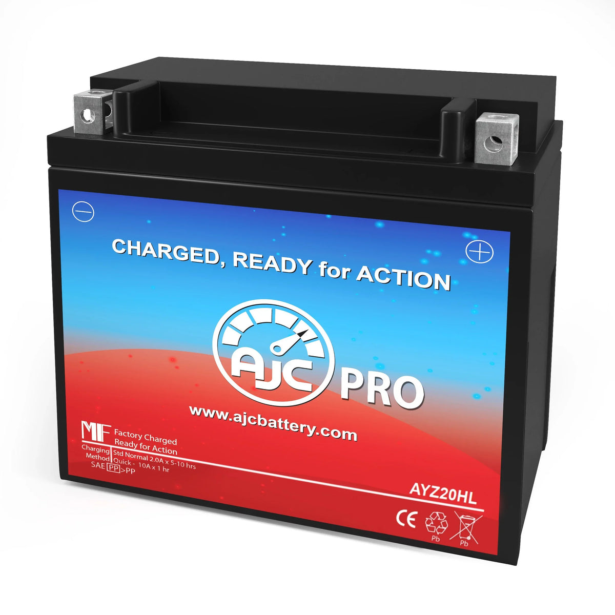 AJC Pro Battery Compatible with Bombardier GTx LE600 595CC Sizenowmobile Replacement Battery (2009)