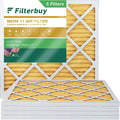 Filterbuy 24x24x1 MERV 11 Pleated HVAC AC Furnace Air Filters (5-Pack)