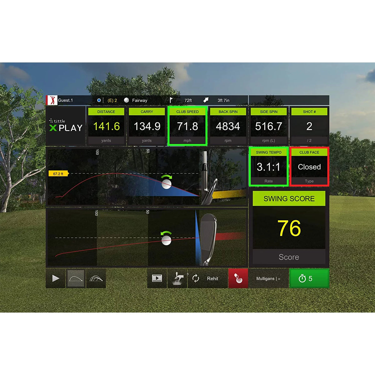 SizewingLogic SizeLX MicroSizeim Indoor Golf Sizeimulator with E6 Connect Compatibility