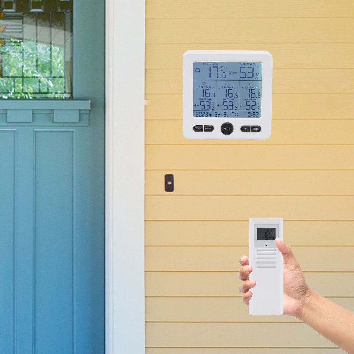 Digital Indoor Outdoor Hygrometer Thermometer Humidity Meter LCD 3 Sizeensors