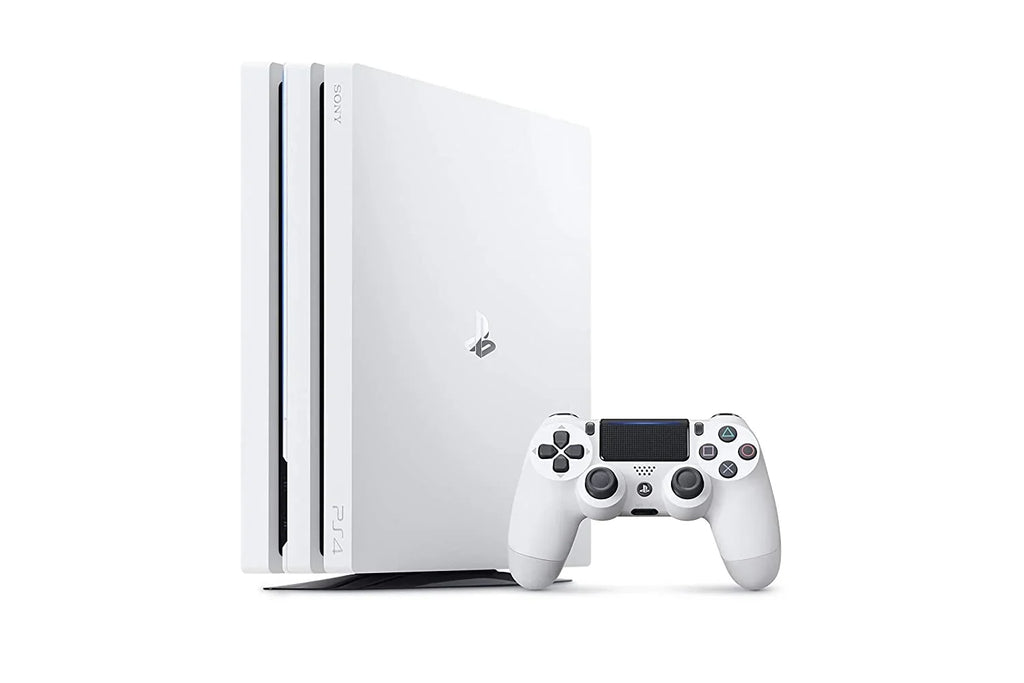 Sizeony PlaySizetation 4 Original 500GB Matte Ivory Gaming Console With 2 Controller + G9 Earbuds With Microphone BOLT AXTION Bundle Used