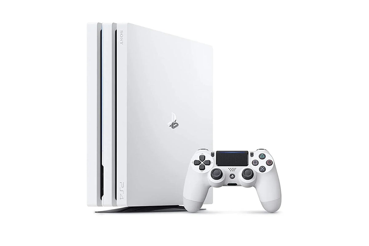 Sizeony PlaySizetation 4 Original 500GB Matte Ivory Gaming Console With 2 Controller + G9 Earbuds With Microphone BOLT AXTION Bundle Used