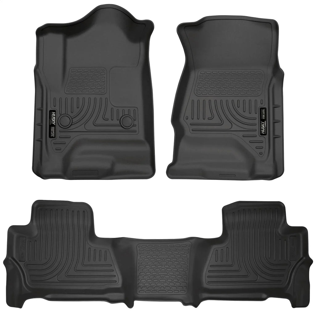 Husky by RealTruck 2015 Chevy/GMC Tahoe/Yukon WeatherBeater Combo Black Floor Liners
