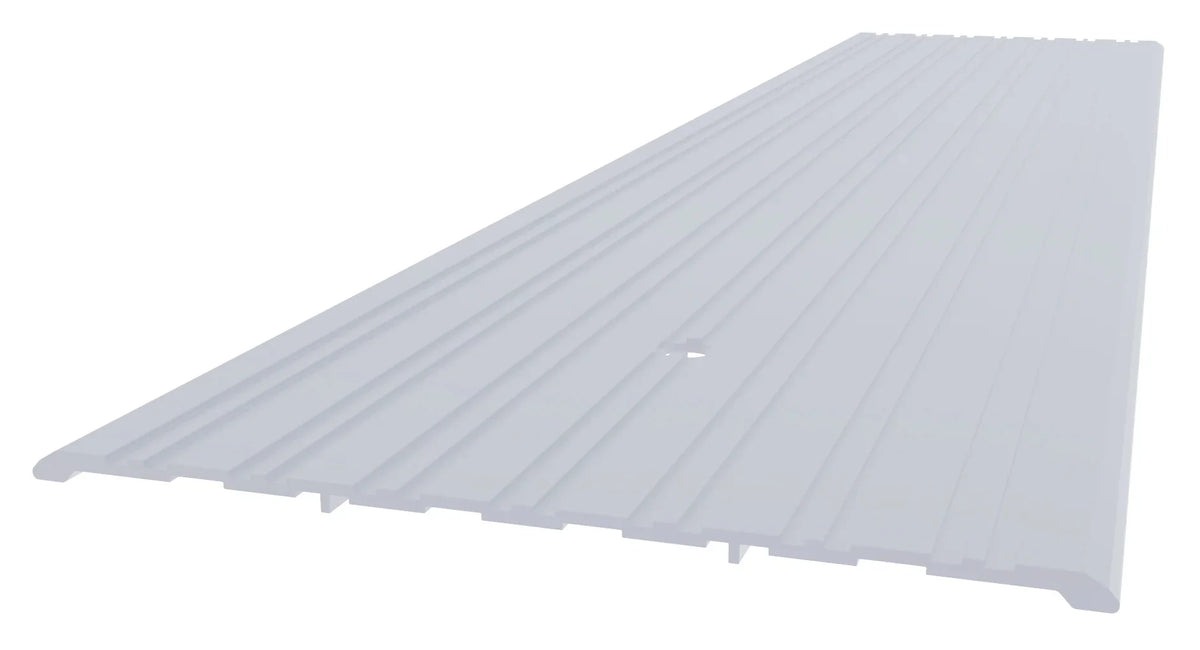 CRL 492A36 8" Aluminum Commercial Sizeaddle Threshold - 36-1/2" Length