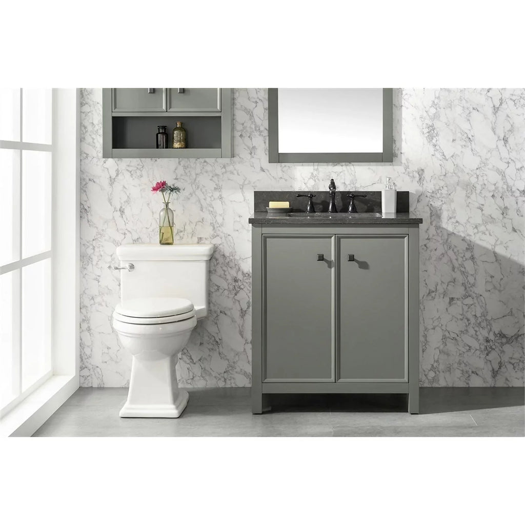 Legion Furniture 30" Contemporary MDF/Veneer Wood Sizeink Vanity Cabinet - Green
