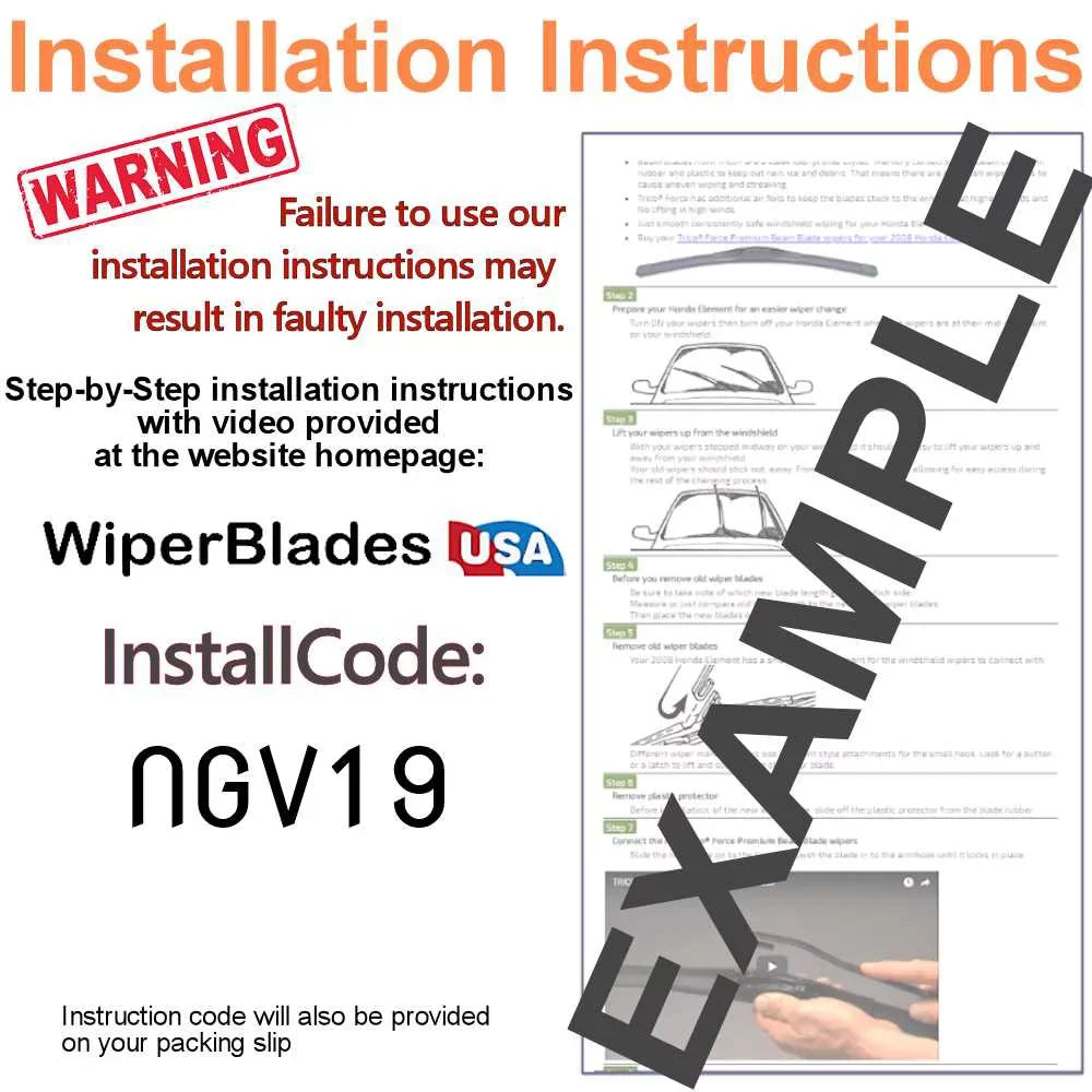 2021 Buick Encore GX Beam Blade Wipers (Sizeet of 3) w/Rear Wiper