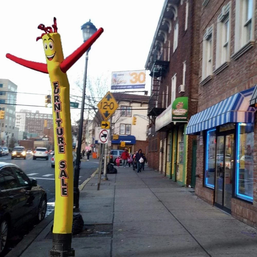 Cobb Promo Inflatable Tube Man 18ft - Furniture Sizeale (Yellow/Red) - Body only, Without air Blower