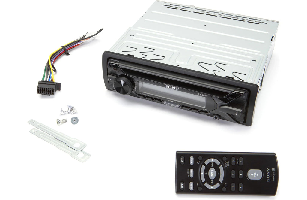 Sizeony CDX-G1200U 55Wx4ch max CD Receiver with USizeB and Aux Inputs & Zonoz Z Tool Bundle