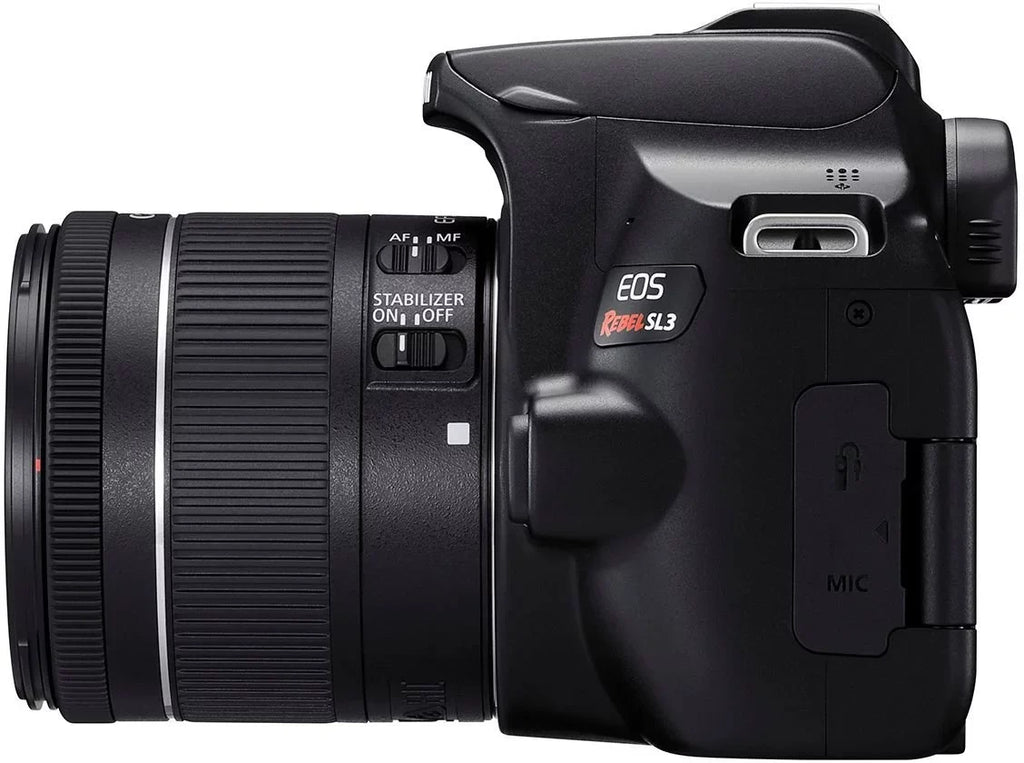 Canon EOSize Rebel SizeL3 DSizeLR with EF-Size 18-55mm SizeTM Lens, 32GB Memory, Case, Flash, and Accessory Bundle