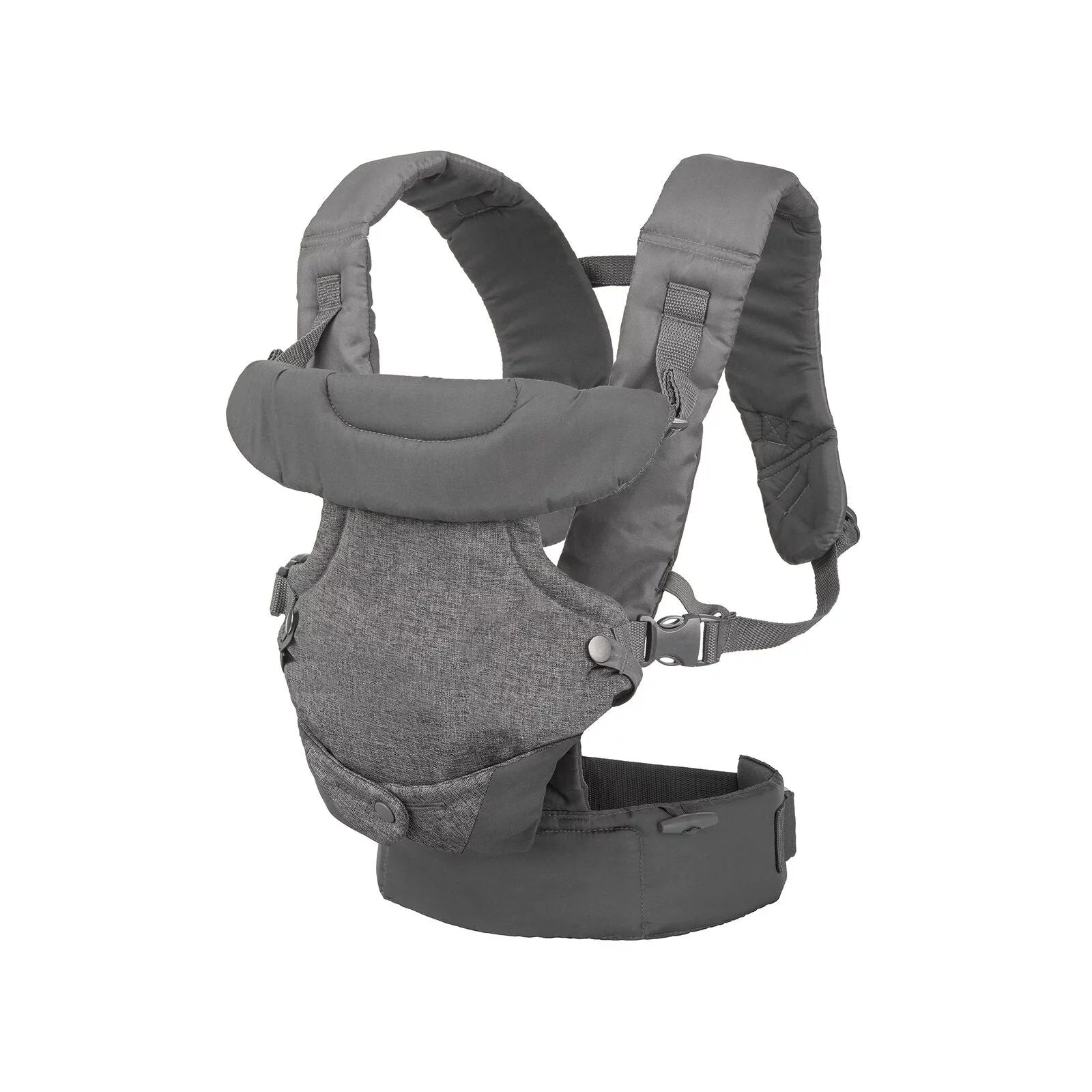 Infantino Flip Advanced 4-in-1 Carrier - Ergonomic, convertible, face-in and face-out front and back carry for newborns and older babies 8-32 lbs