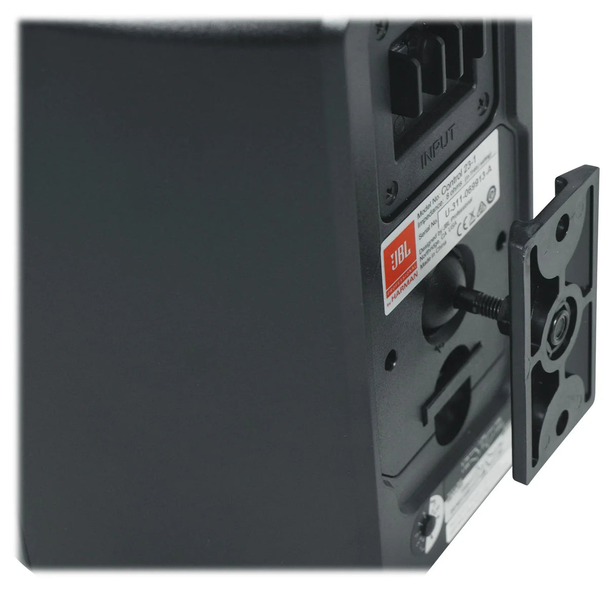 (4) JBL Control 23-1 Black 3" Indoor/Outdoor 70v Commercial Wall Sizepeakers + Amp