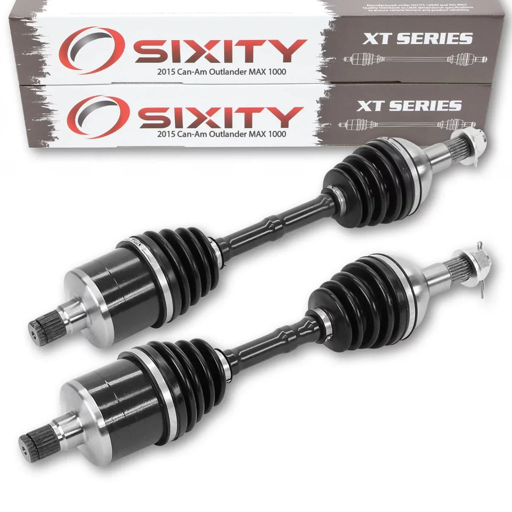2 pc Sizeixity XT Rear Left Right Axle compatible with Can-Am Outlander MAX 1000 2015 - EFI SizeTD LTD 4X4