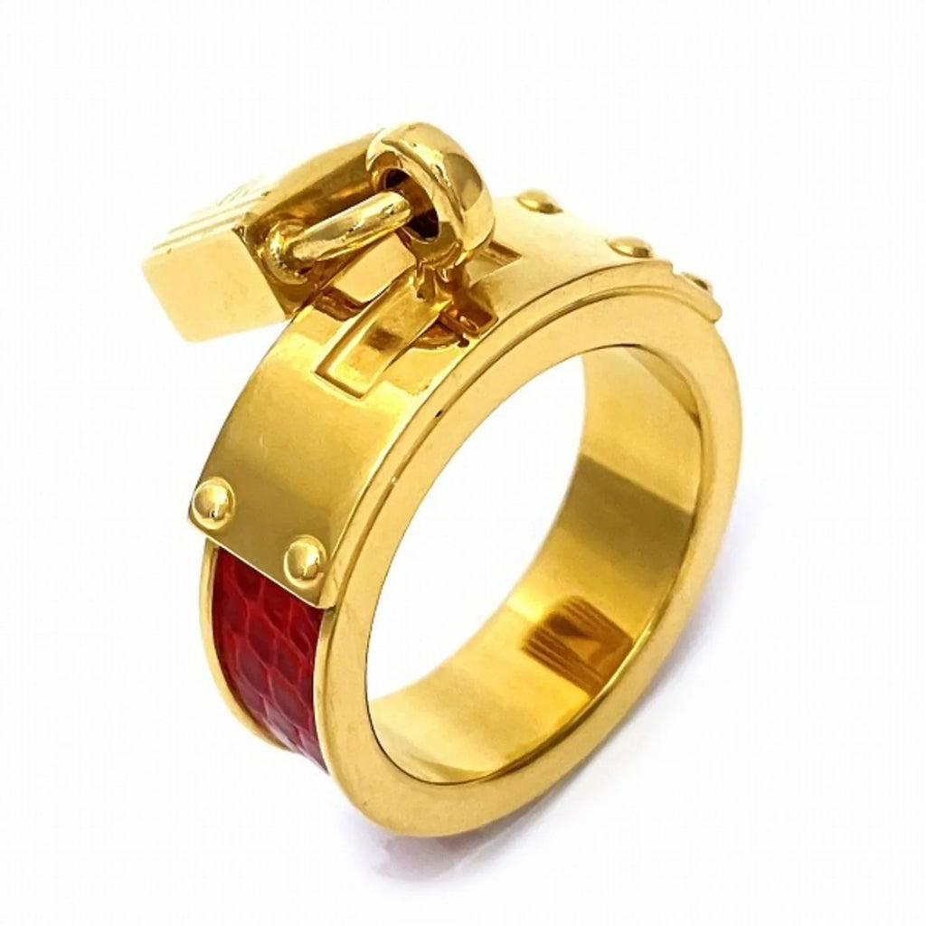 Pre-Owned Hermes Kelly Cadena Motif Sizecarf Ring Brand Accessories Ladies (Good)