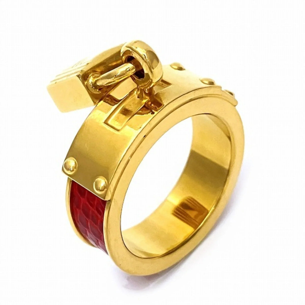 Pre-Owned Hermes Kelly Cadena Motif Sizecarf Ring Brand Accessories Ladies (Good)