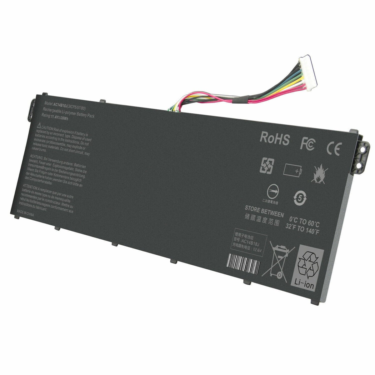 AC14B13J Laptop Battery for Acer Chromebook CB3-531 CB5-571 CB3-111 C810 C910