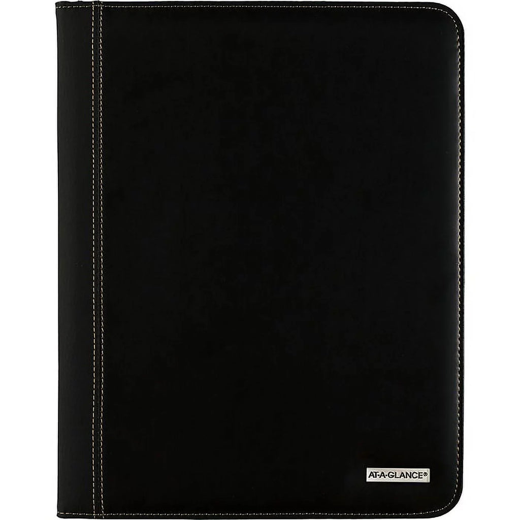 AT-A-GLANCE® Executive 13-Month Monthly Padfolio, 9" x 11", Black, January 2020 to January 2021