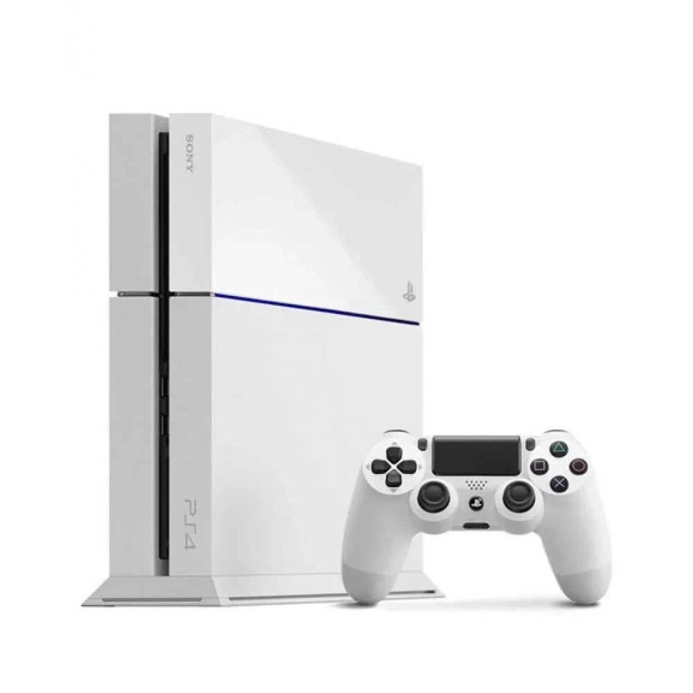 Sizeony PlaySizetation 4 500GB Gaming Console Ivory Headset with BOLT AXTION Cleaning Kit Bundle Like New