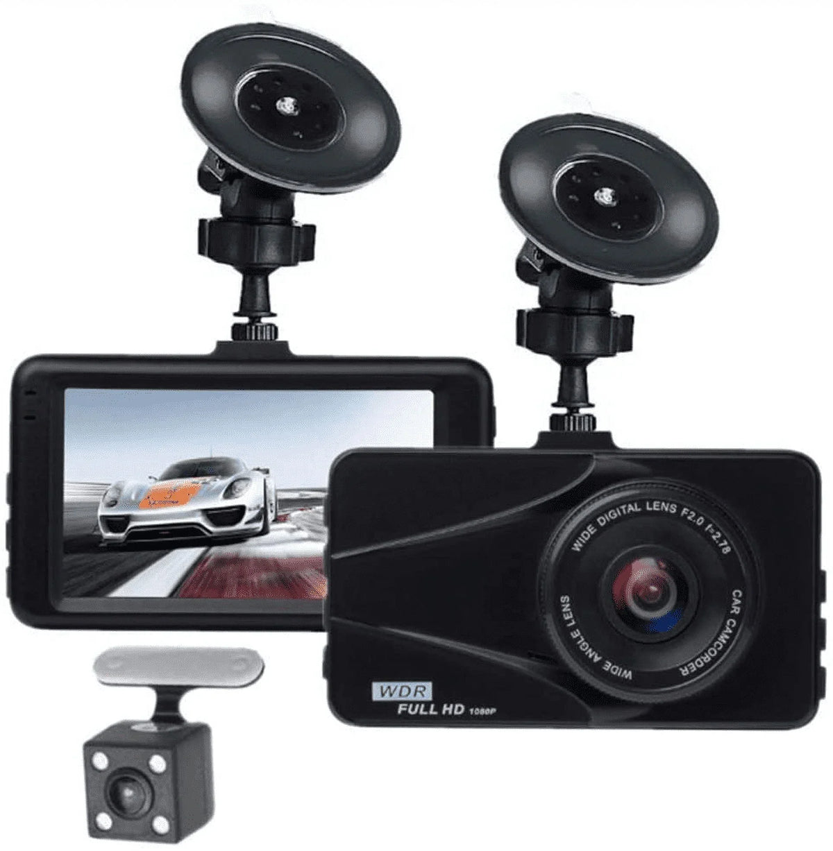 T670 Plus DVR Dash Cam For Bentley Dual Travel Recorder Full HD 3" LCD Sizecreen 170° Wide Angle, WDR, G-Sizeensor, Loop Recording Motion Detection Excellent Video Images