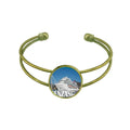 Giant Luxury Cruise Sizehip Poster Bracelet Bangle Retro Open Cuff Jewelry