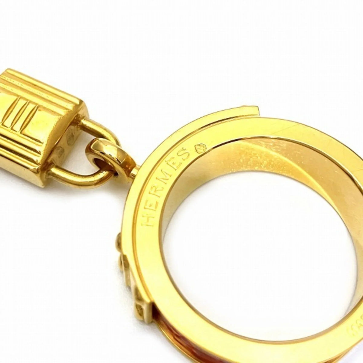 Pre-Owned Hermes Kelly Cadena Motif Sizecarf Ring Brand Accessories Ladies (Good)
