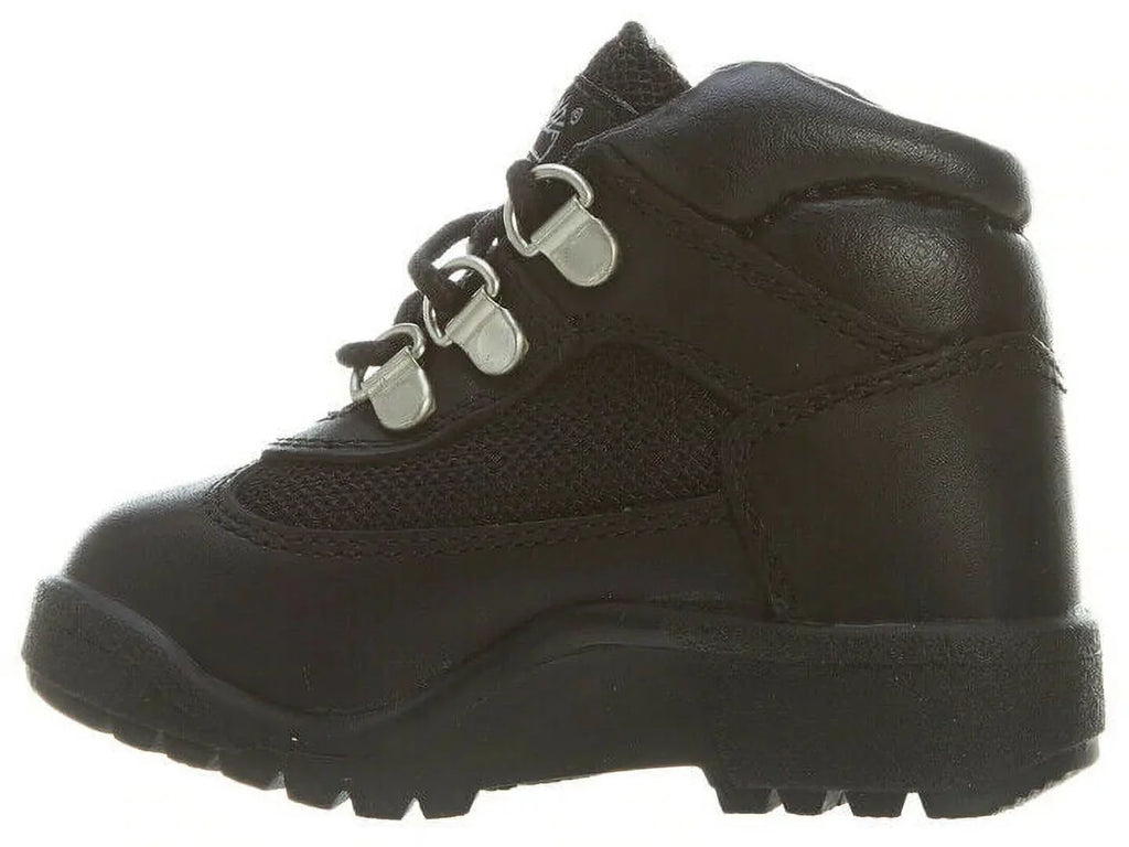 Timberland 15806 Baby Toddler Black Leather & Mesh Field Boot Sizehoes BSize379 (6.5)