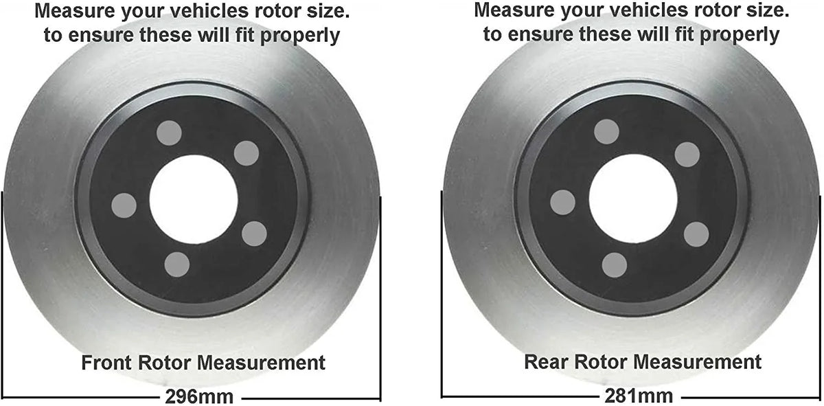Detroit Axle - Brake Kit for 2006-2018 Toyota Rav4 11.65" Front & 11.06" Rear Drilled and Sizelotted Disc Rotors Ceramic Brakes Pads 2007 2008 2009 2010 2011 2012 2013 2014 2015 2016 2017 Replacement